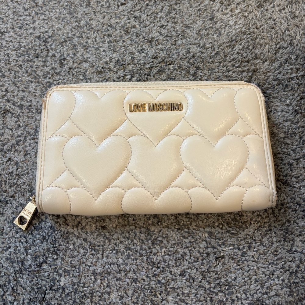 Love Moschino Quilted Zip Wallet